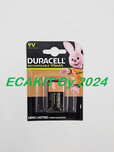 Duracell 9V NiMH neppariakku